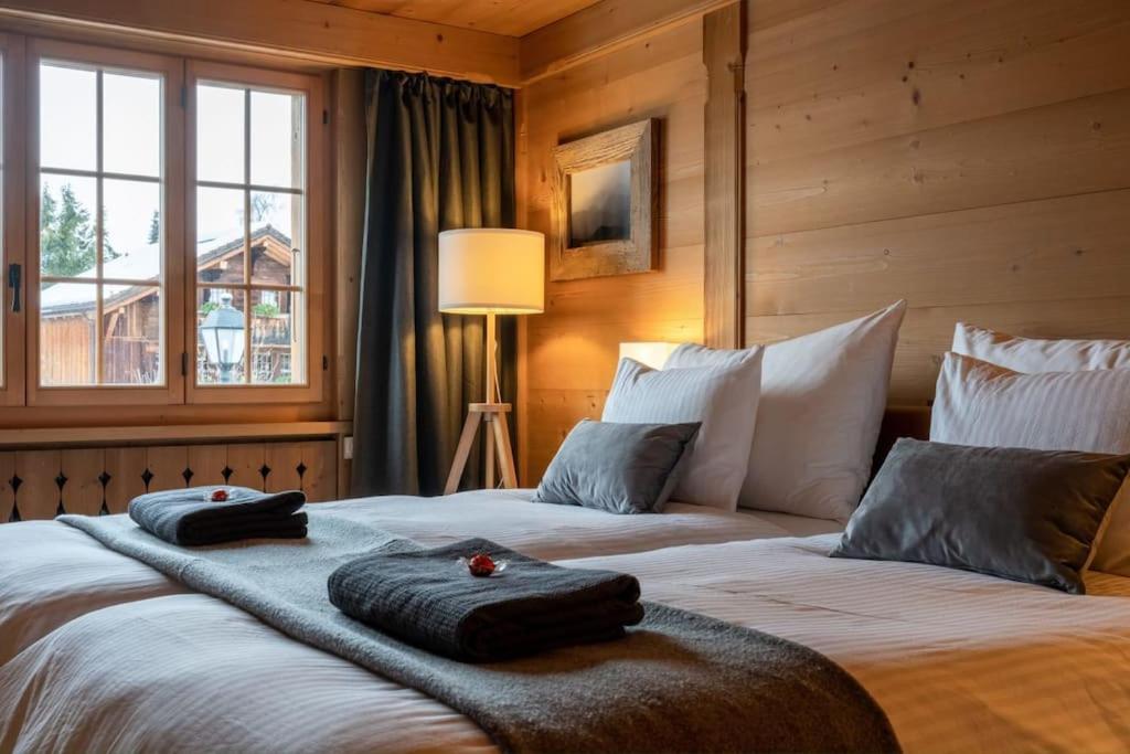 Charming Alpine Apartment Gstaad Zewnętrze zdjęcie