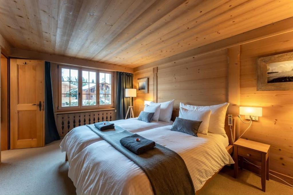 Charming Alpine Apartment Gstaad Zewnętrze zdjęcie